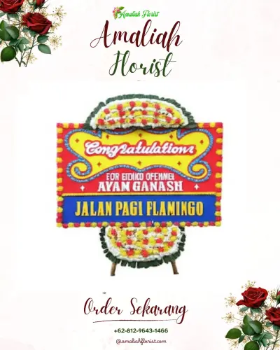 Bunga Papan Congratulation di Sumberarum